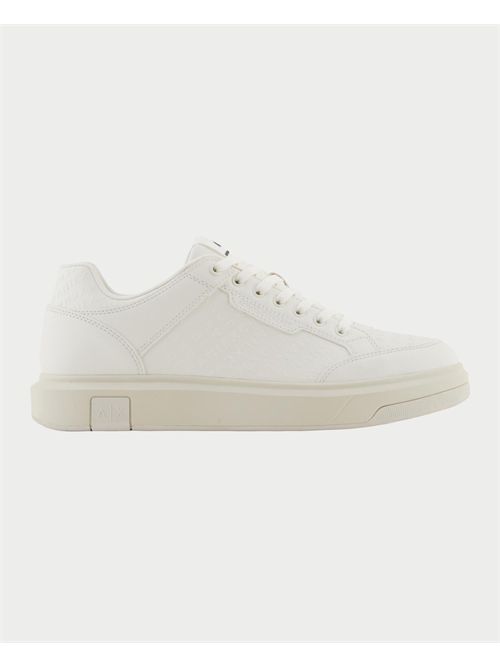 Armani Exchange men's low-top sneakers with all-over logo ARMANI EXCHANGE | XM001722-AF17537U0011